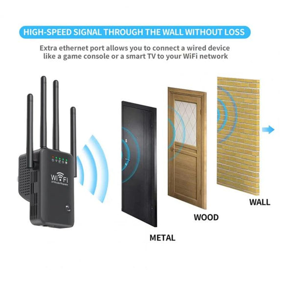 Urant U9 300Mbps 2.4G Wireless Repeater WiFi Signal Amplifier Support WPS Quick Setting AU Plug White