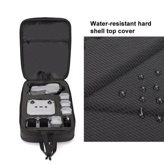 For DJI Air 3 / 3S BKANO AS3-013 Portable Shoulder Bag Hard-shell Storage Backpack(Black)