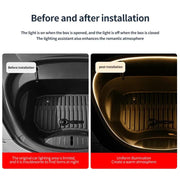 For Tesla Model 3 / Y Front Trunk Atmosphere Decorative Lights Welcome Light Bar(Warm Light)