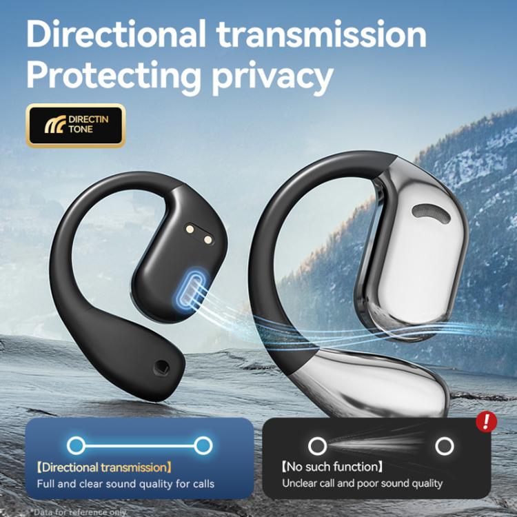 M75 On-Ear AI Intelligent Translation Language Conference Recording Wireless Digital Display Bluetooth Earphone(Pink)