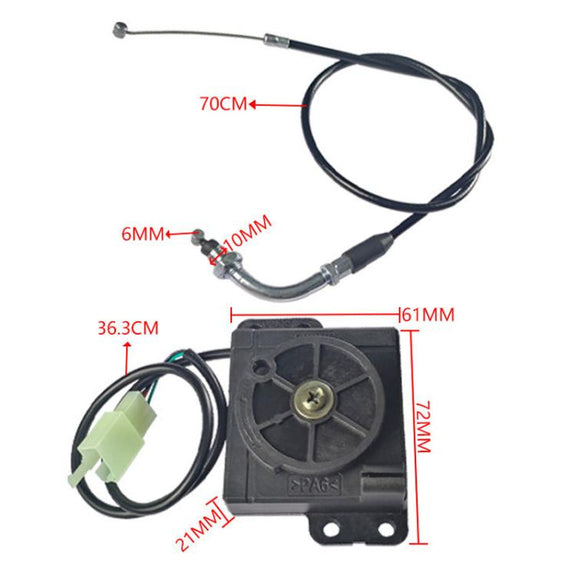 Electric-Bike Motorcycle Handlebar Modification Governor(Center Control+Cable)