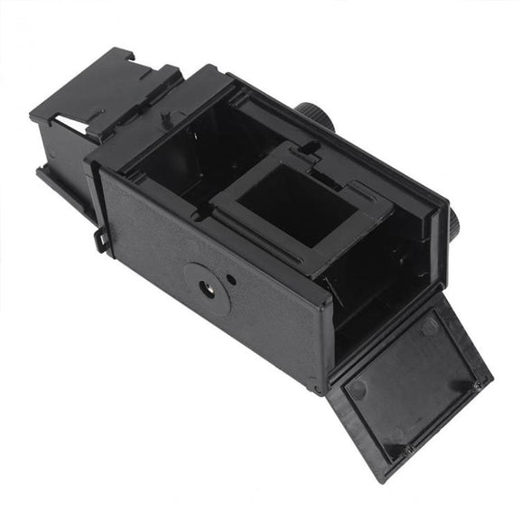 DIY Double Lens Assembly 35mm Film Camera Retro Nostalgic Double Reflection Film Camera(Black)