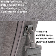 For PICO 4 Ultra BKANO P4U-001 VR Glasses Organizer Handheld Shoulder Bag(Gray)