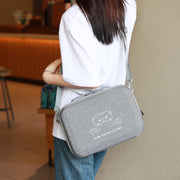 For PICO 4 Ultra BKANO P4U-001 VR Glasses Organizer Handheld Shoulder Bag(Gray)