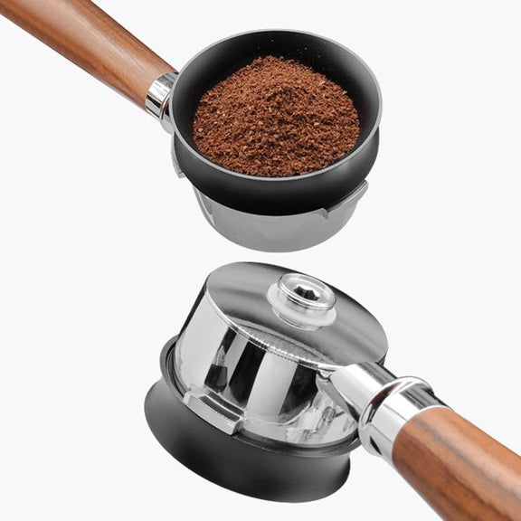 51mm Heightened Coffee Handle Powder Catch Magnetic Ring(Black)