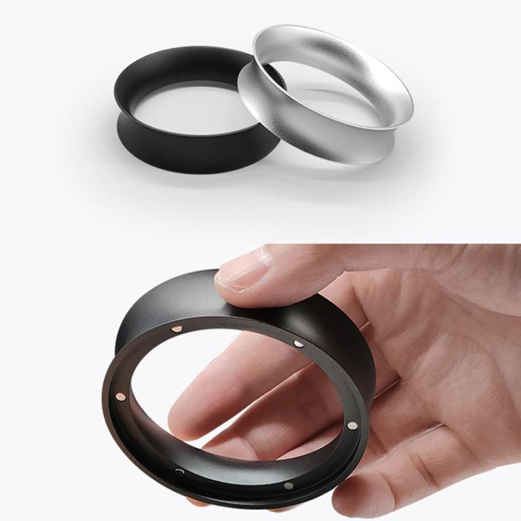 51mm Heightened Coffee Handle Powder Catch Magnetic Ring(Black)