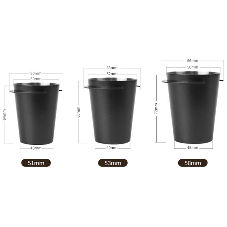 Thickened Coffee Catchers Espresso Machine Handle Catch Tool, Style: 51mm High Temperature Teflon