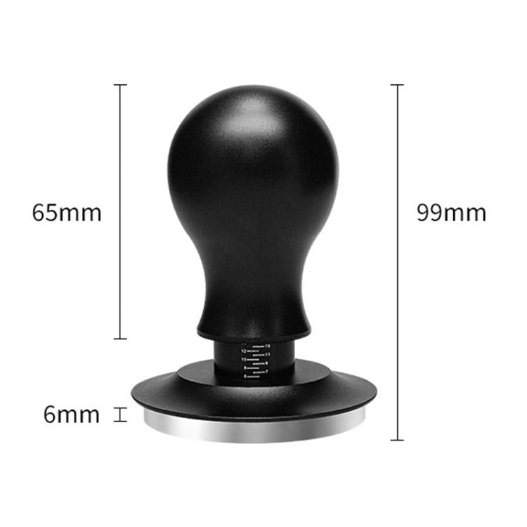 Coffee Constant Pressure Powder Press Adjustable Impact Hammer, Style: Black Thread(53mm)