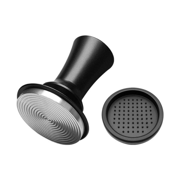 Scale Horizontal Constant Pressure Coffee Grinder Stretching Powder Press Hammer, Style: Black Thread+Round Base(51mm)