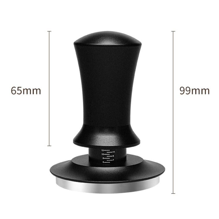 Scale Horizontal Constant Pressure Coffee Grinder Stretching Powder Press Hammer, Style: Silver Blue Thread+Round Base(51mm)