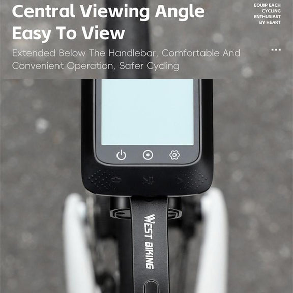WEST BIKING Road Bike Cycling Sports Camera Meter Holder, Style: One-piece 400
