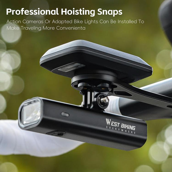 WEST BIKING Road Bike Cycling Sports Camera Meter Holder, Style: Adjustable Hollow 401