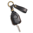 Hallmo For Peugeot Django 150 Motorcycle Natural Cowhide Key Protective Cover(Balck) - free shipping - PMc TechLife - Order now!