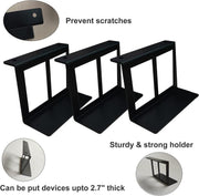 Under Desk Laptop Tablet Mini PC Storage Stand Metal Invisible Tray Rack, Height: 4.8cm