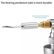 Car Interior Cleaning Tool Metal Bearing Rotating Core Accessories, Style: Short