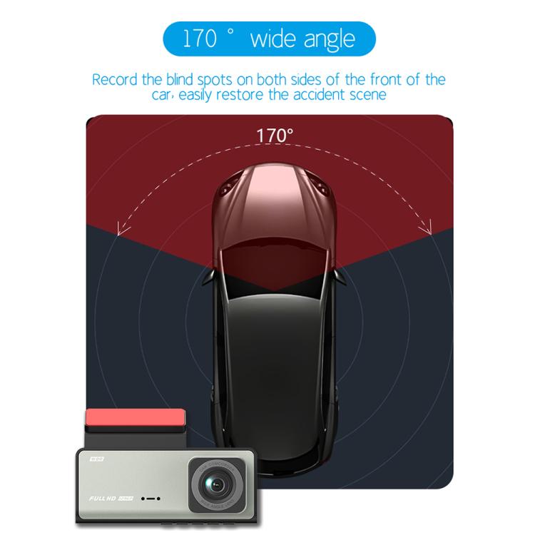 G71 HD 1080P Three-Lens 2.0-Inch Infrared Night Vision Driving Recorder, Spec: WIFI Connection