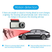 G71 HD 1080P Three-Lens 2.0-Inch Infrared Night Vision Driving Recorder, Spec: No WIFI