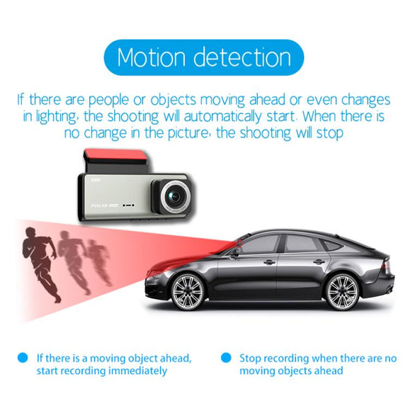 G71 HD 1080P Three-Lens 2.0-Inch Infrared Night Vision Driving Recorder, Spec: WIFI Connection