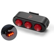 WEST BIKING Bicycle Night Riding Long Endurance Warning Brake Taillight, Style: Round Light Smart