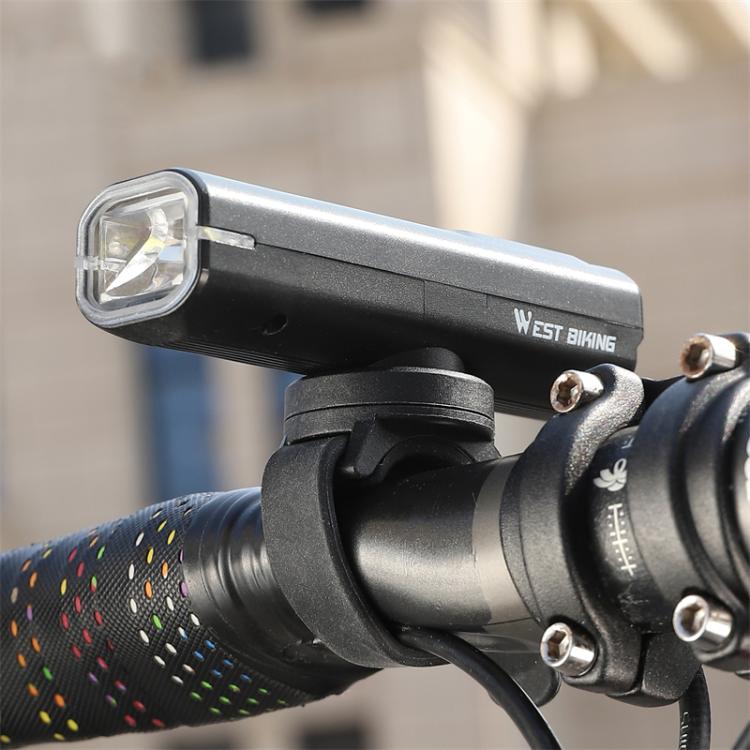 WEST BIKING Bicycle Water-resistant TYPE-C Rechargeable High-Brightness Headlight, Style: Digital Battery Display