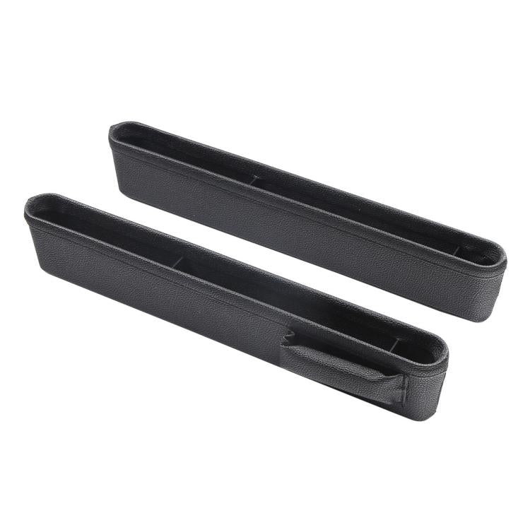 4207 1pair Universal Car Gap Storage Box Interior Decoration Supplies Car Storage Box(Black)