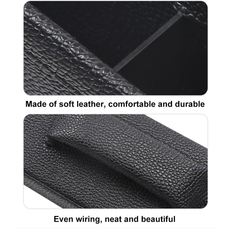 4207 1pair Universal Car Gap Storage Box Interior Decoration Supplies Car Storage Box(Black)