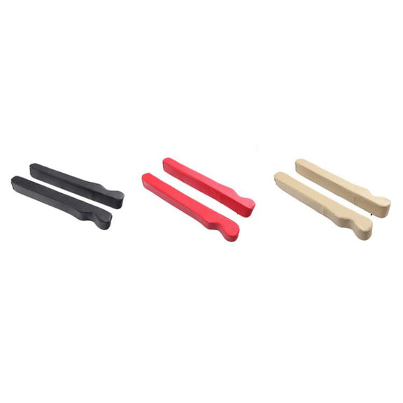 4156 1pair Car Seat Gap Plugs Leakproof Strips Vehicle Interior Supplies Seat Side Seam Strips(Beige)