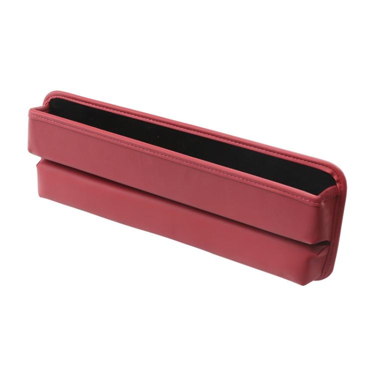 3311 2-in-1 Car Seat Gap Storage Box Gap Plug Strip Car Supplies(Red)