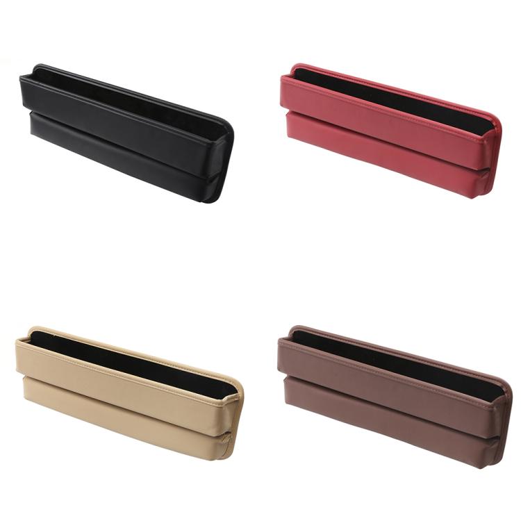 3311 2-in-1 Car Seat Gap Storage Box Gap Plug Strip Car Supplies(Red)