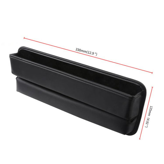 3311 2-in-1 Car Seat Gap Storage Box Gap Plug Strip Car Supplies(Brown)