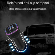 GE01 Powerful Output Colorful Ambient Lights Car Quick Charger