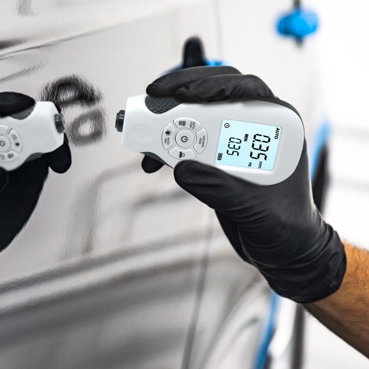 High-Precision Anti-Slip Paint Coating Thickness Gauge(Black)