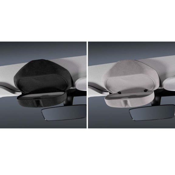 For Tesla Suede Leather Glasses Storage Box, Model: Model Y Beige