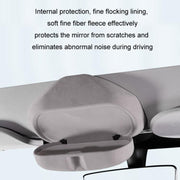 For Tesla Suede Leather Glasses Storage Box, Model: Model Y Beige