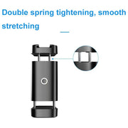 Telescopic Mobile Phone Extension Clamp with 1/4 Threaded Interface(Screw Hole + Ball Head)