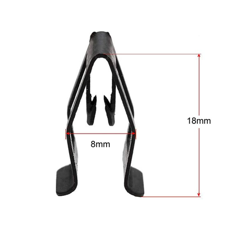 10pcs / Pack Universal For Car Dashboard Decorative Metal Clips