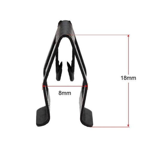 10pcs / Pack Universal For Car Dashboard Decorative Metal Clips