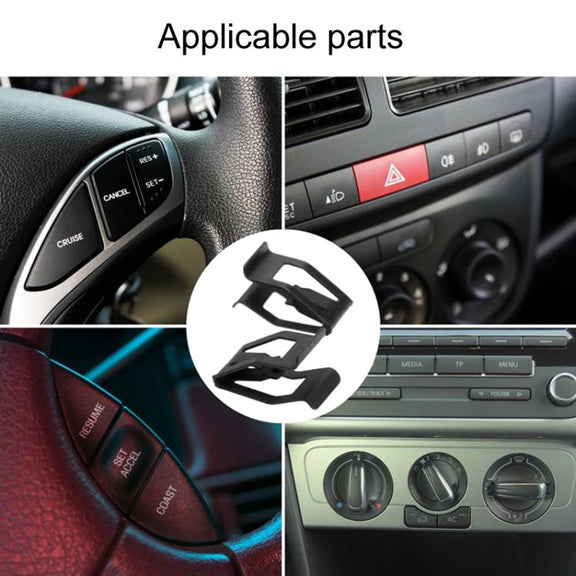 10pcs / Pack Universal For Car Dashboard Decorative Metal Clips