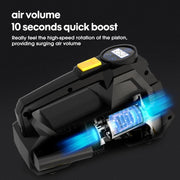 Portable Intelligent Digital Display Electric Air Pump Car Tires(Black)