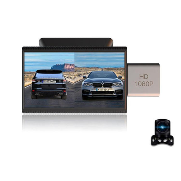 International Version AI Operation 4G Night Vision Remote Monitoring Driving Recorder(Front + Rear)