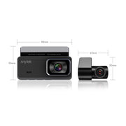 Anytek T1 PRO 3.2 Inch 2K HD Night Vision Car Recorder Hidden Car Camera Front And Rear Dual Recording