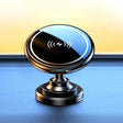 15W Car Magnetic Wireless Charging Phone Holder Alloy Base, Spec: Adhesive Black - free shipping - PMc TechLife - Order now!