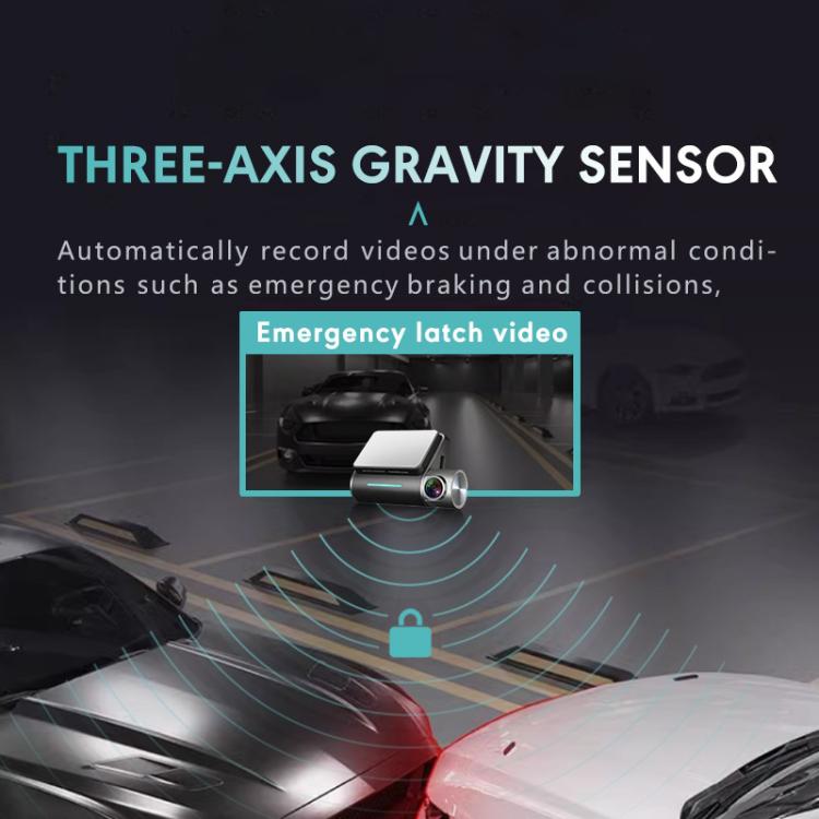 Anytek T3 PRO 2 inch 2K HD Night Vision Car Recorder Hidden Car Camera Front & Rear Dual Recording(Black)