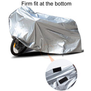 230 x 130cm Motorcycle And Bicycle Sun Dust And Rain Protection Cover(Silver Gray)