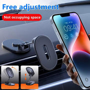 Foldable Magnetic Car Phone Holder Mount Multi-angle Adjustable Cellphone Navigation Bracket(Black)