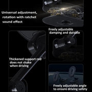 Foldable Magnetic Car Phone Holder Mount Multi-angle Adjustable Cellphone Navigation Bracket(Black)