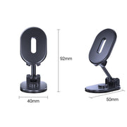 Foldable Magnetic Car Phone Holder Mount Multi-angle Adjustable Cellphone Navigation Bracket(Black)
