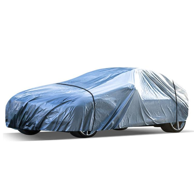 Car PE Film Water-resistant And Dustproof Four Seasons Universal Coat Cover, Size: S(Silver Gray)