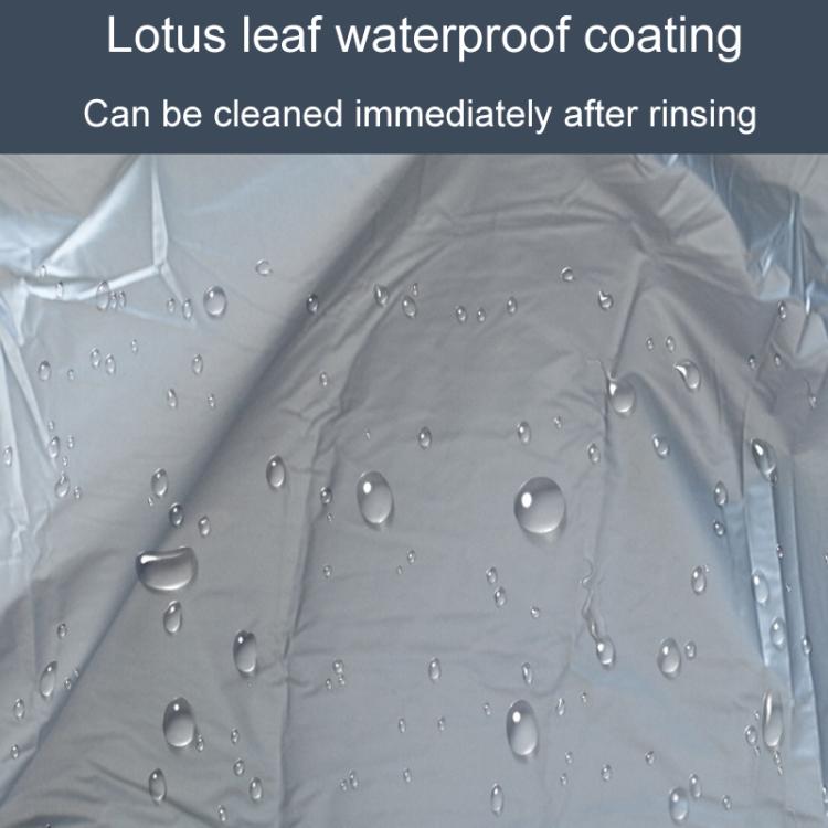 Car PE Film Water-resistant And Dustproof Four Seasons Universal Coat Cover, Size: XL(Silver Gray)