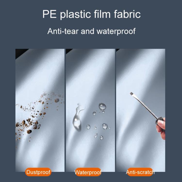 Car PE Film Water-resistant And Dustproof Four Seasons Universal Coat Cover, Size: L(Silver Gray)